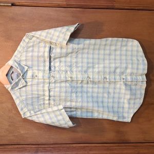 Columbia Titanium Omni-Dry Short Sleeve Button Up Collared Shirt Size M